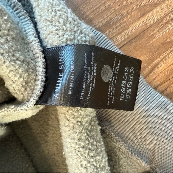 Anine Bing Gray/green Sweatshirt - Picture 2 of 6